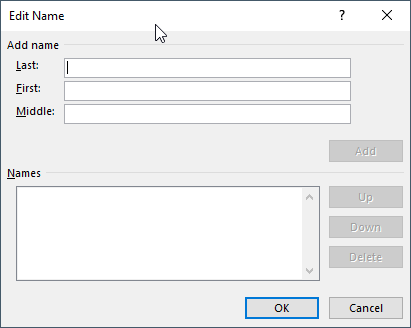 Adding Author name(s) correctly to your Source in Microsoft Word.